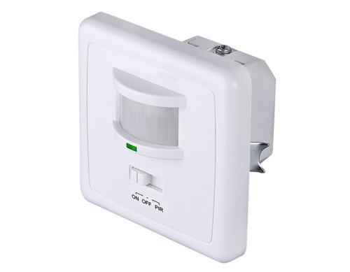 Датчик движения ИК/Лк Elektrostandard SNS-M-01 230В 1,2КВа/300вт LED/160°/9м/10c-7мин 3/2000Лк IP20 картинка 